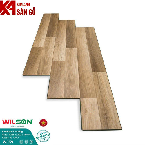 Sàn Gỗ Công Nghiệp 8MM WILSON-W559